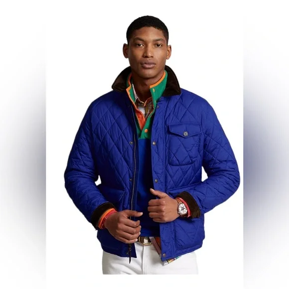 NWT! Men's Polo Ralph Lauren Water-Repellent Quilted Jacket - Picture 1 of 4